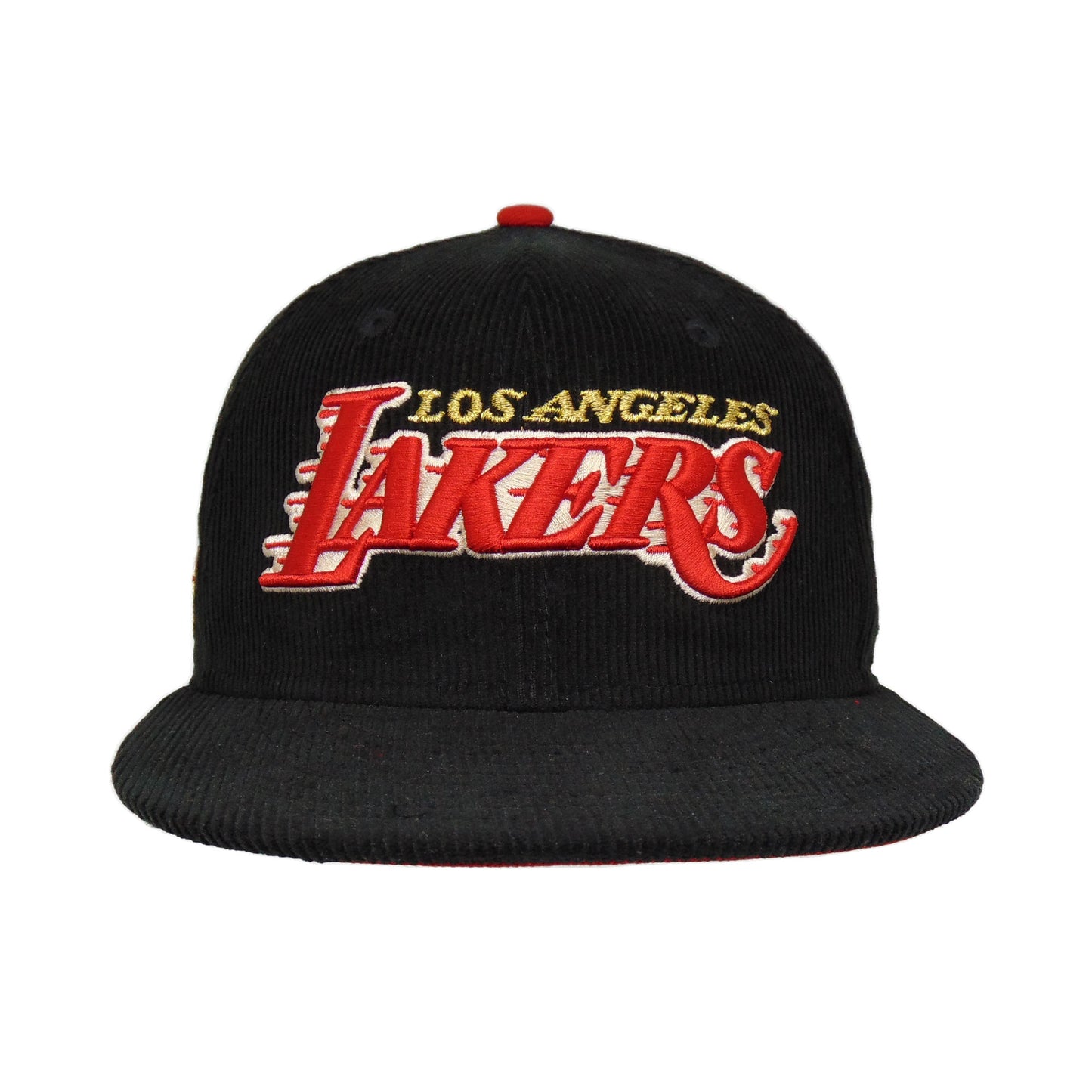 Los Angeles Lakers Custom New Era 59FIFTY Cap Corduroy 60th