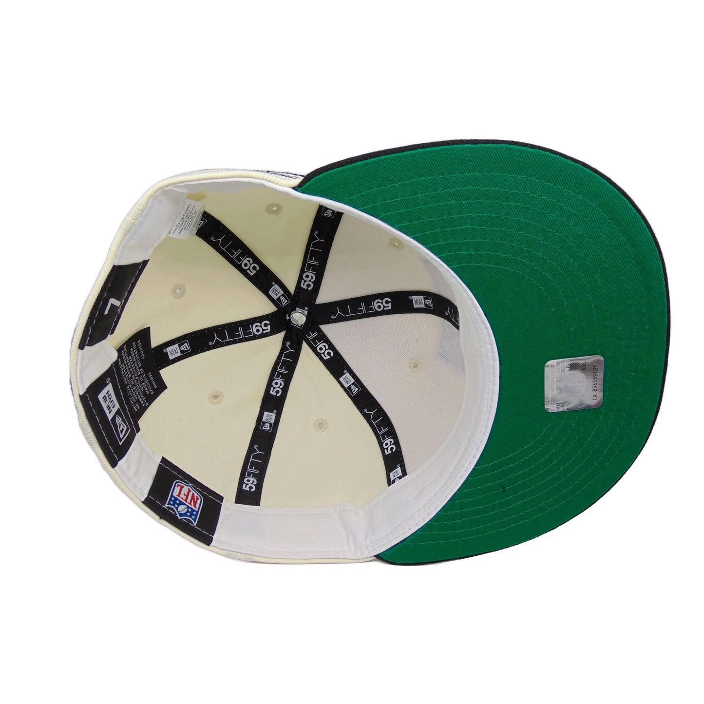 Las Vegas Raiders Custom New Era 59FIFTY Cap Chrome Black