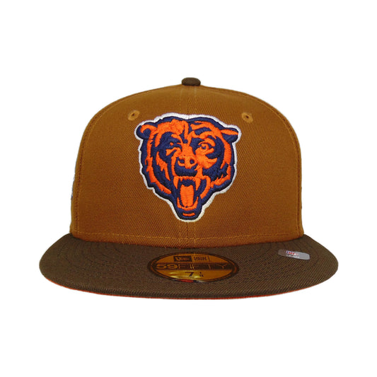 Chicago Bears Custom New Era 59FIFTY Cap peanut