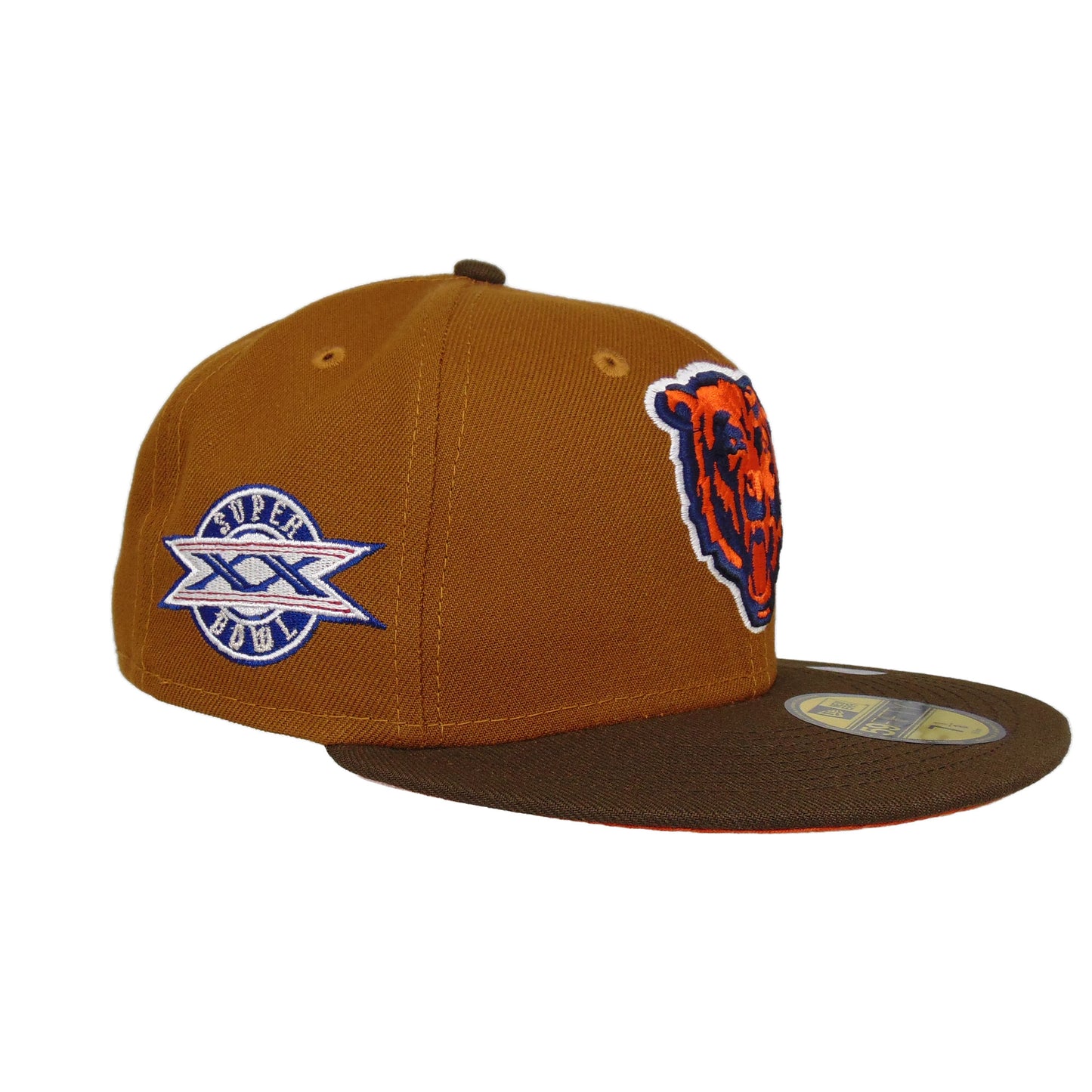 Chicago Bears Custom New Era 59FIFTY Cap peanut