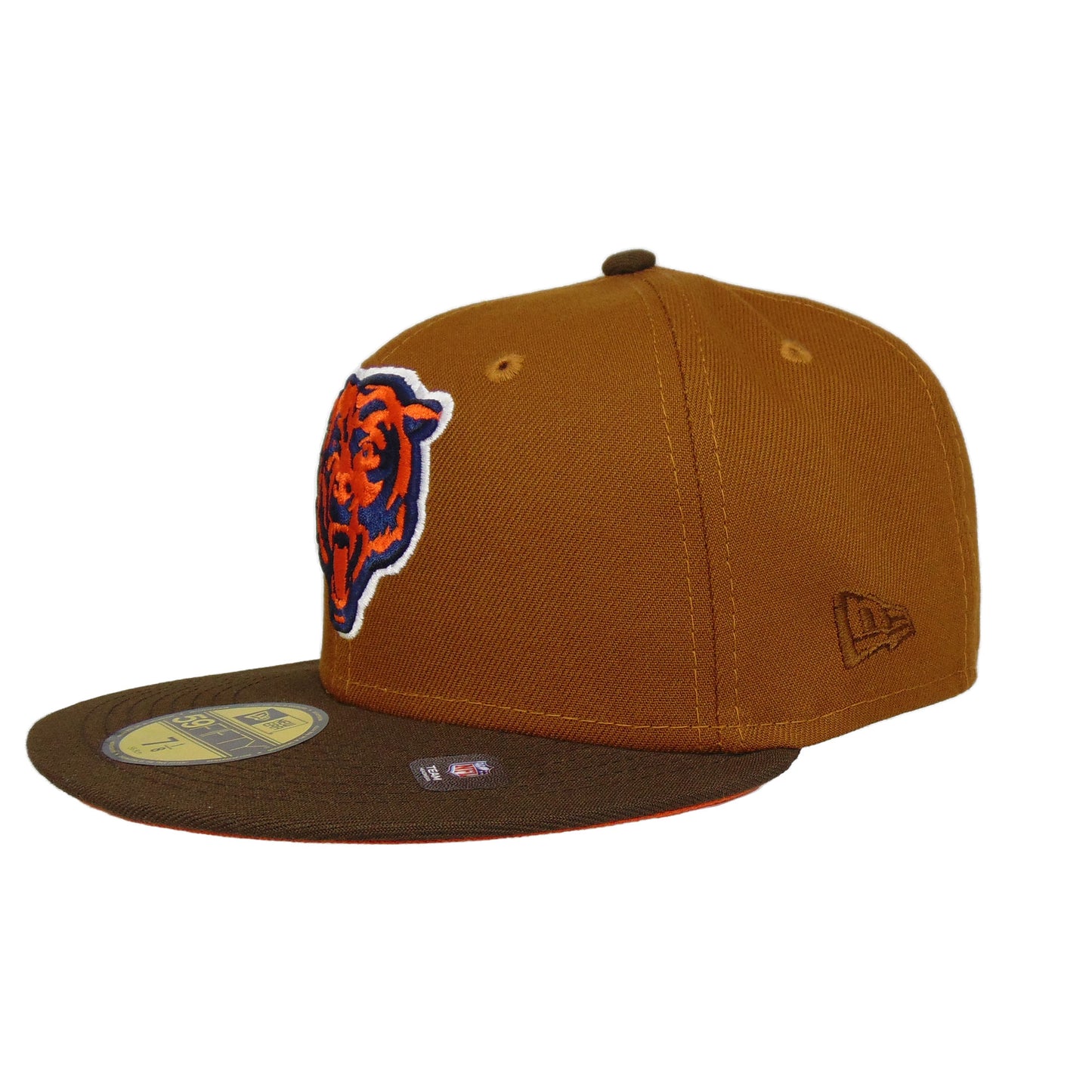 Chicago Bears Custom New Era 59FIFTY Cap peanut