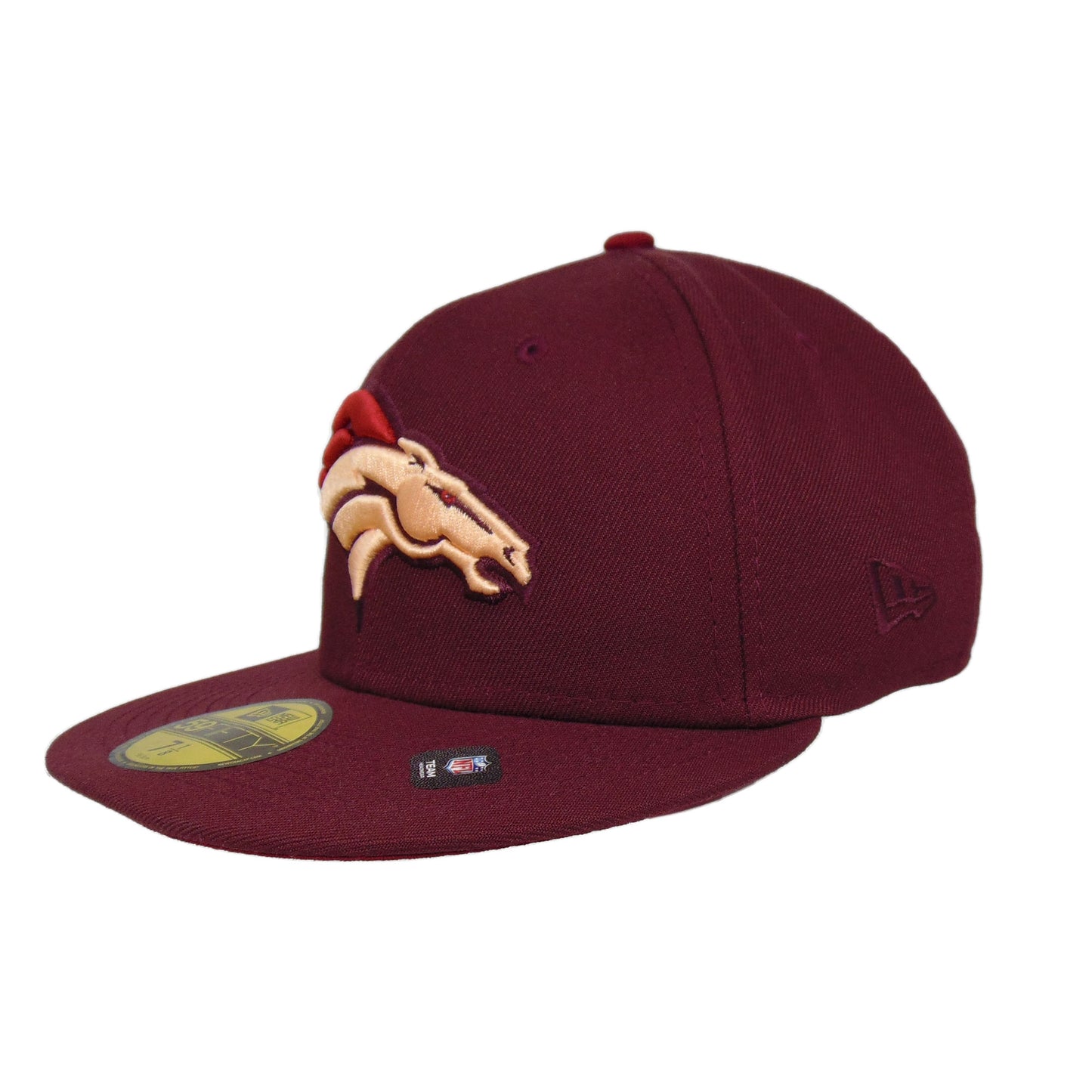 Denver Broncos Jf Custom New Era 59FIFTY Cap Maroon 50th