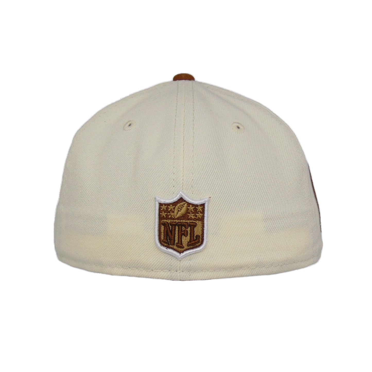 Las Vegas Raiders Custom New Era 59FIFTY Cap Chrome Peanut