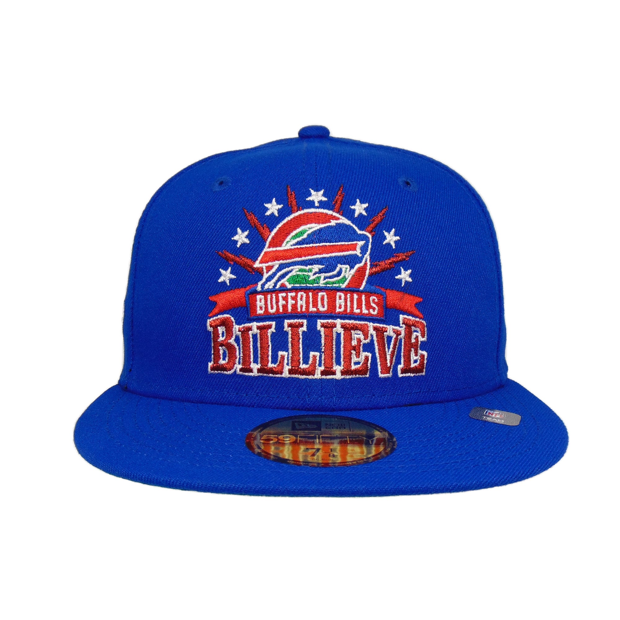 New Era 59FIFTY Buffalo Bills Script Hat - Black, Royal Black/Royal / 7 1/8