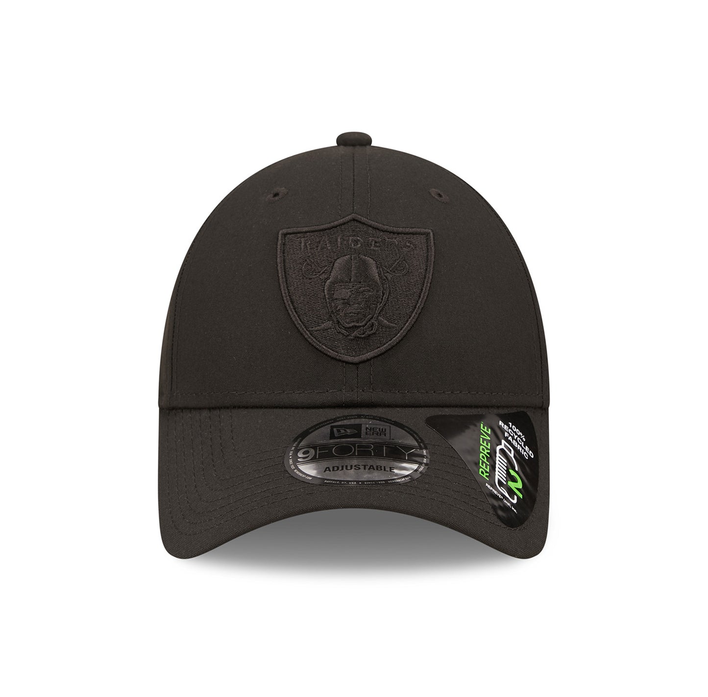 Las Vegas Raiders 9FORTY New Era Cap all black REPREVE