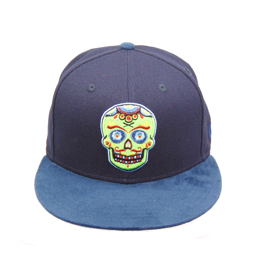 JustFitteds Exclusive Las Vegas Raiders Navy Sky Blue 59Fifty