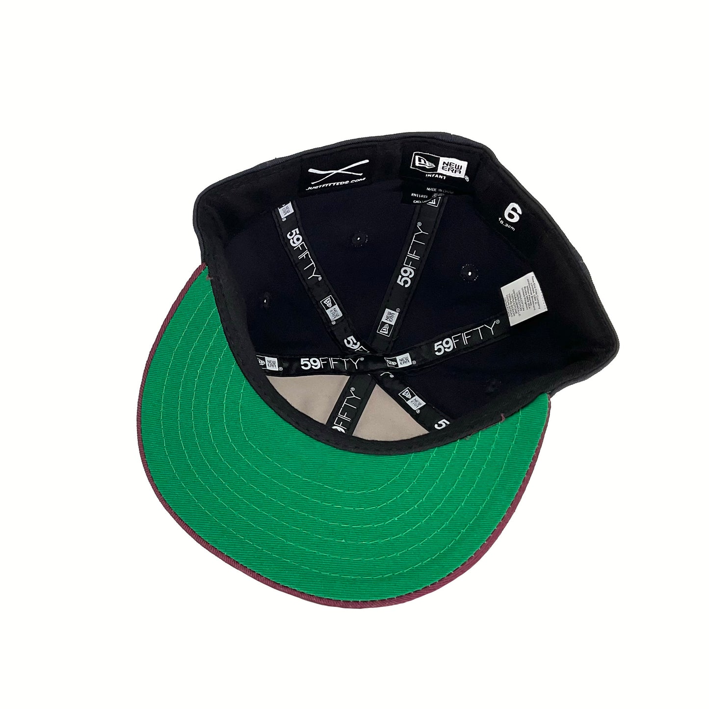 My first JustFitteds Crossed Bats Logo 59FIFTY New Era Cap "infant" Navy