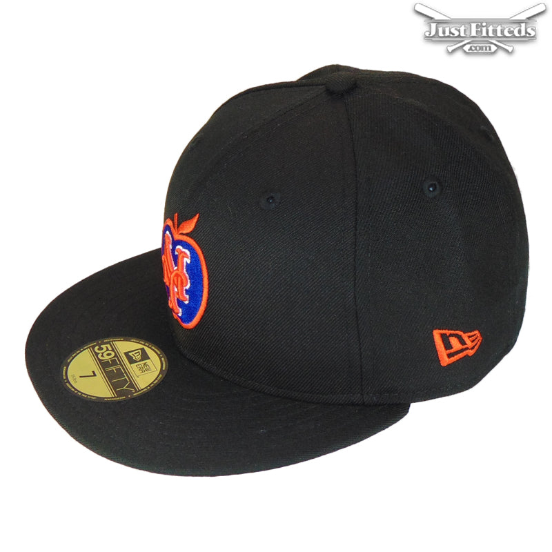 New York Mets Custom Big Apple New Era Cap Black
