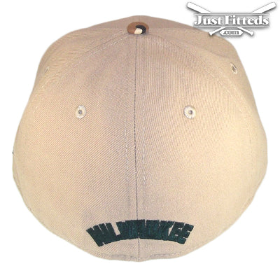 Milwaukee Bucks Custom New Era Cap Khaki
