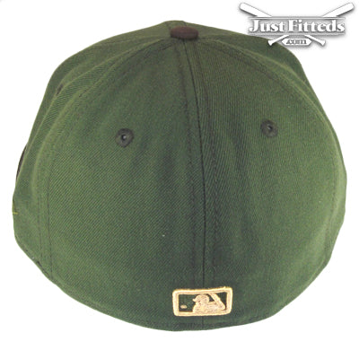 Boston Red Sox Custom New Era Cap Olive