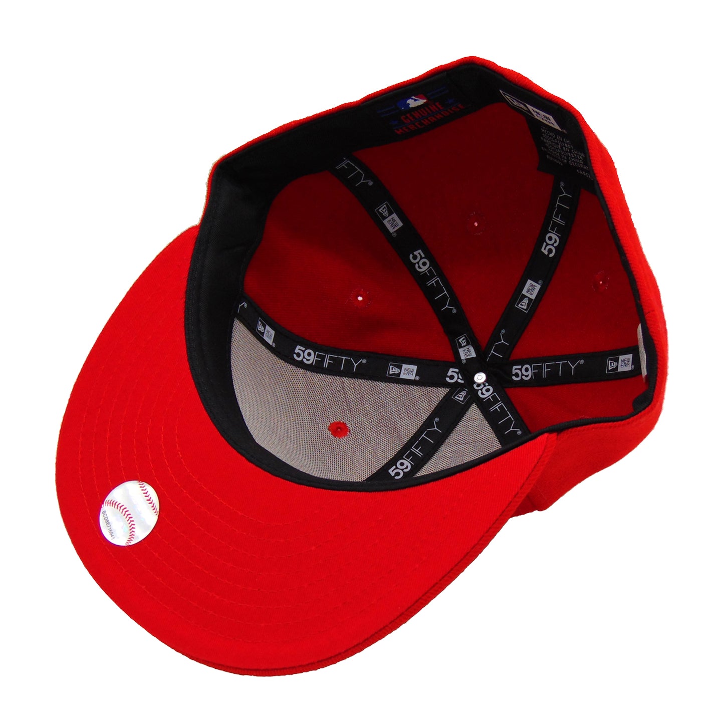 Los Angeles Dodgers Basic 59FIFTY New Era Cap Red White