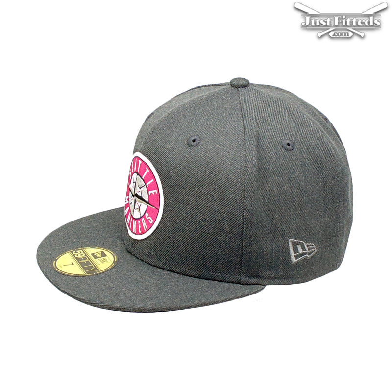 Seattle Mariners Jf Custom New Era Cap Heather Graphite