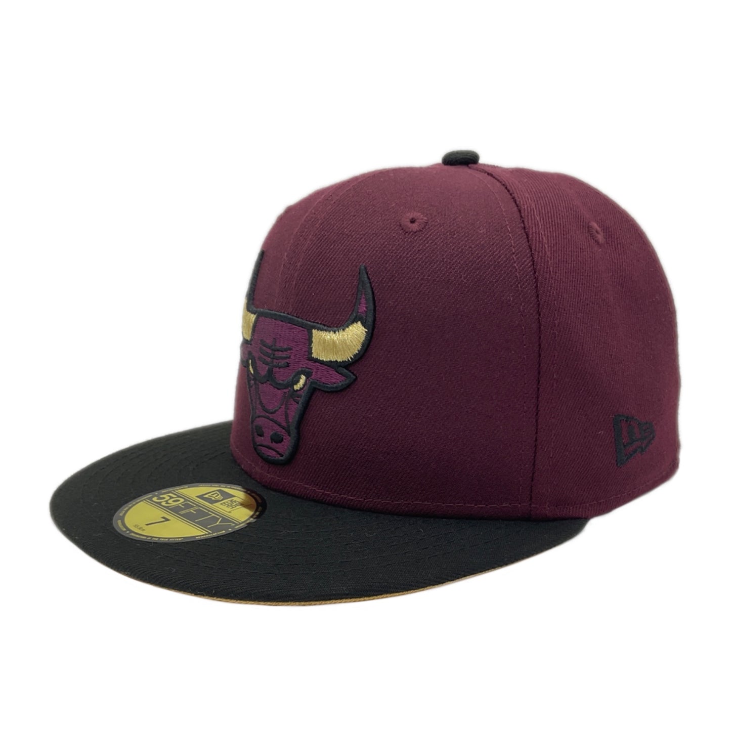 Chicago Bulls Custom Trophies New Era Cap Maroon
