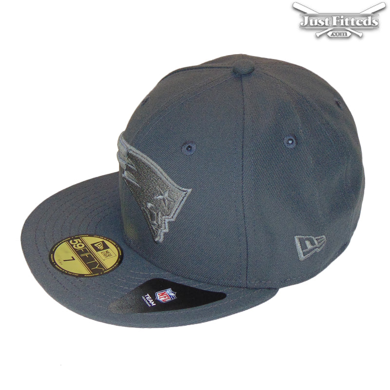 New England Patriots Jf Custom New Era Cap Tonal Graphit