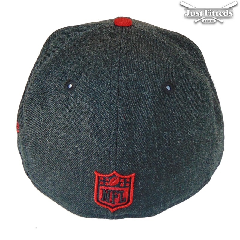 New England Patriots Jf Custom New Era Cap Black Heather