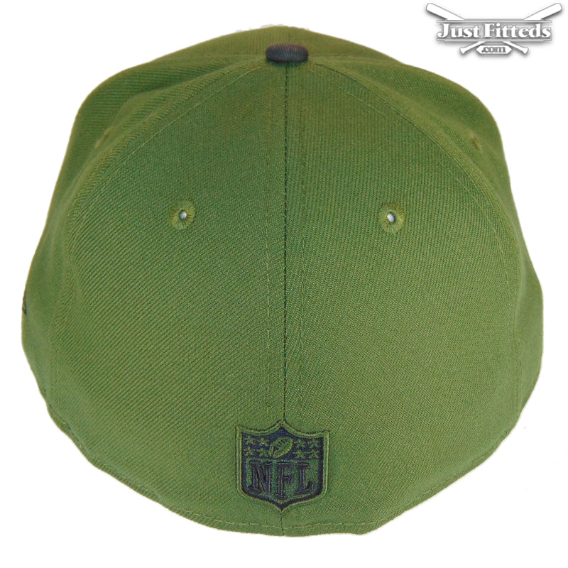 Seattle Seahawks Jf Custom New Era Cap Olive