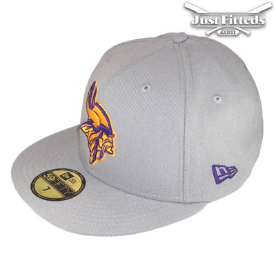 Minnesota Vikings Custom New Era Cap Grey