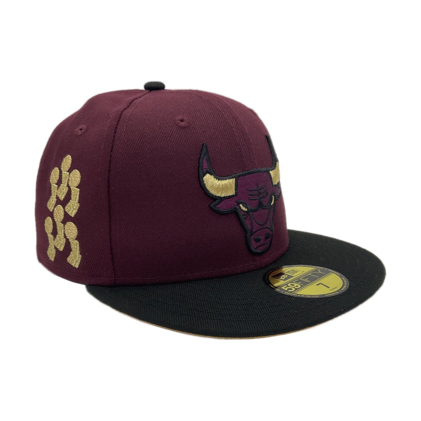 Chicago Bulls Custom Trophies New Era Cap Maroon