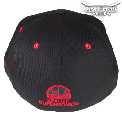 Seattle Supersonics Jf Custom New Era Cap Black