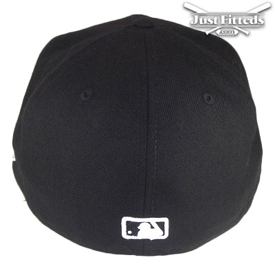 Atlanta Braves Custom New Era Cap Black White