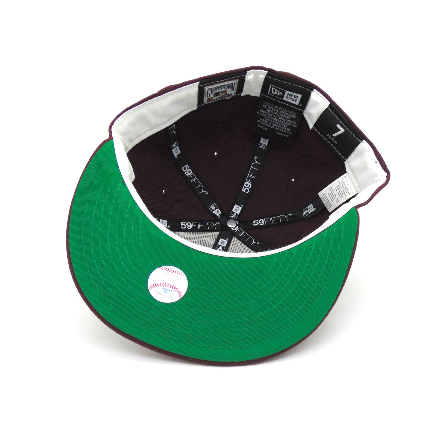 Detroit Tigers Custom New Era Cap WS84 Maroon Gold