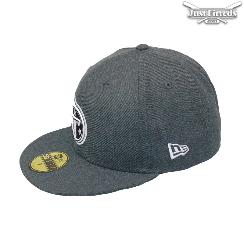 Tennessee Titans Jf Custom New Era Cap Heather Graphite