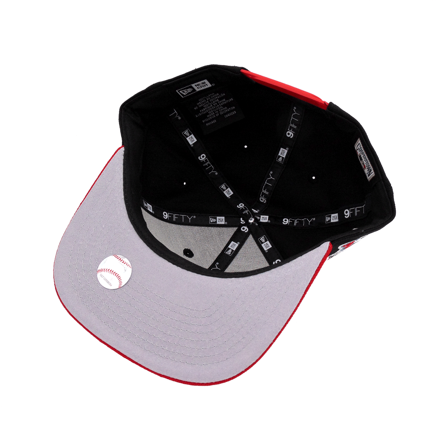 Cincinnati Reds Custom New Era Original Fit Snapback Cap Black