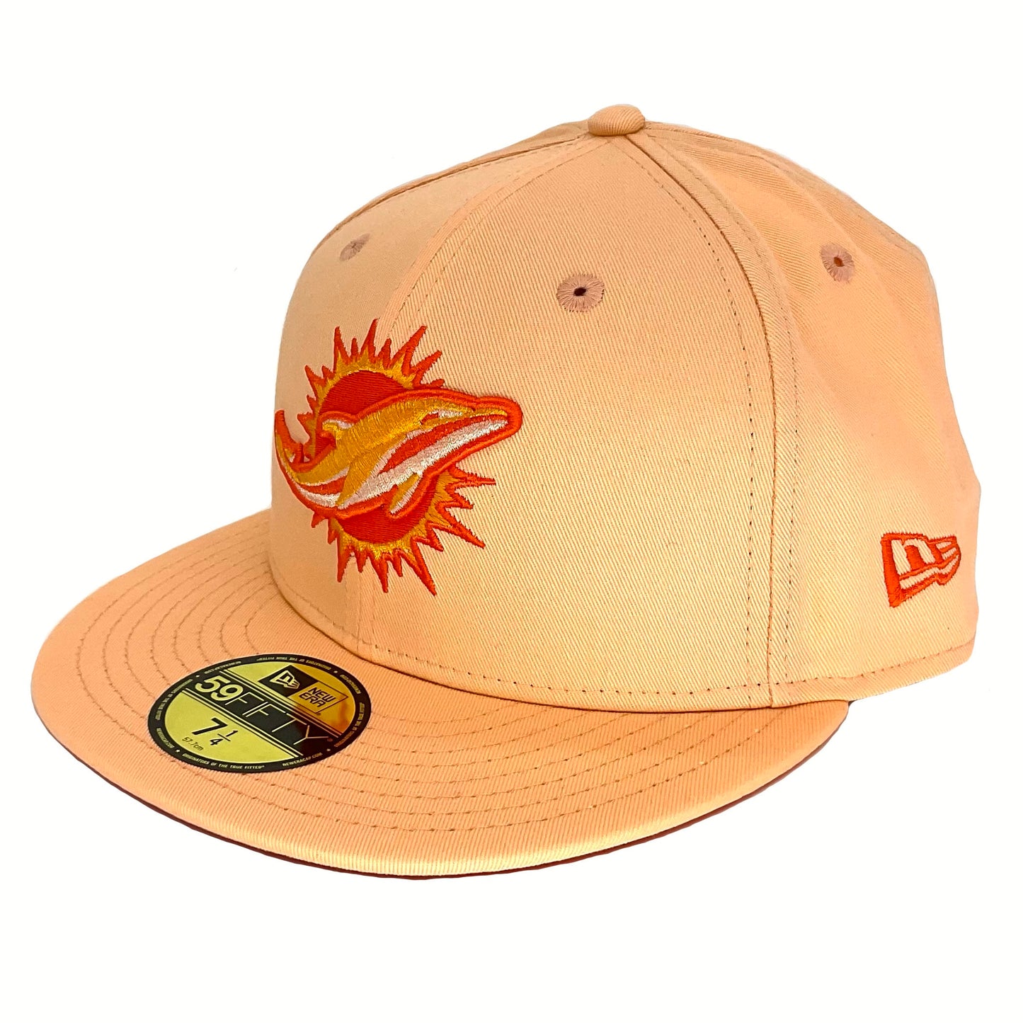 Miami Dolphins Custom New Era Cap Peach
