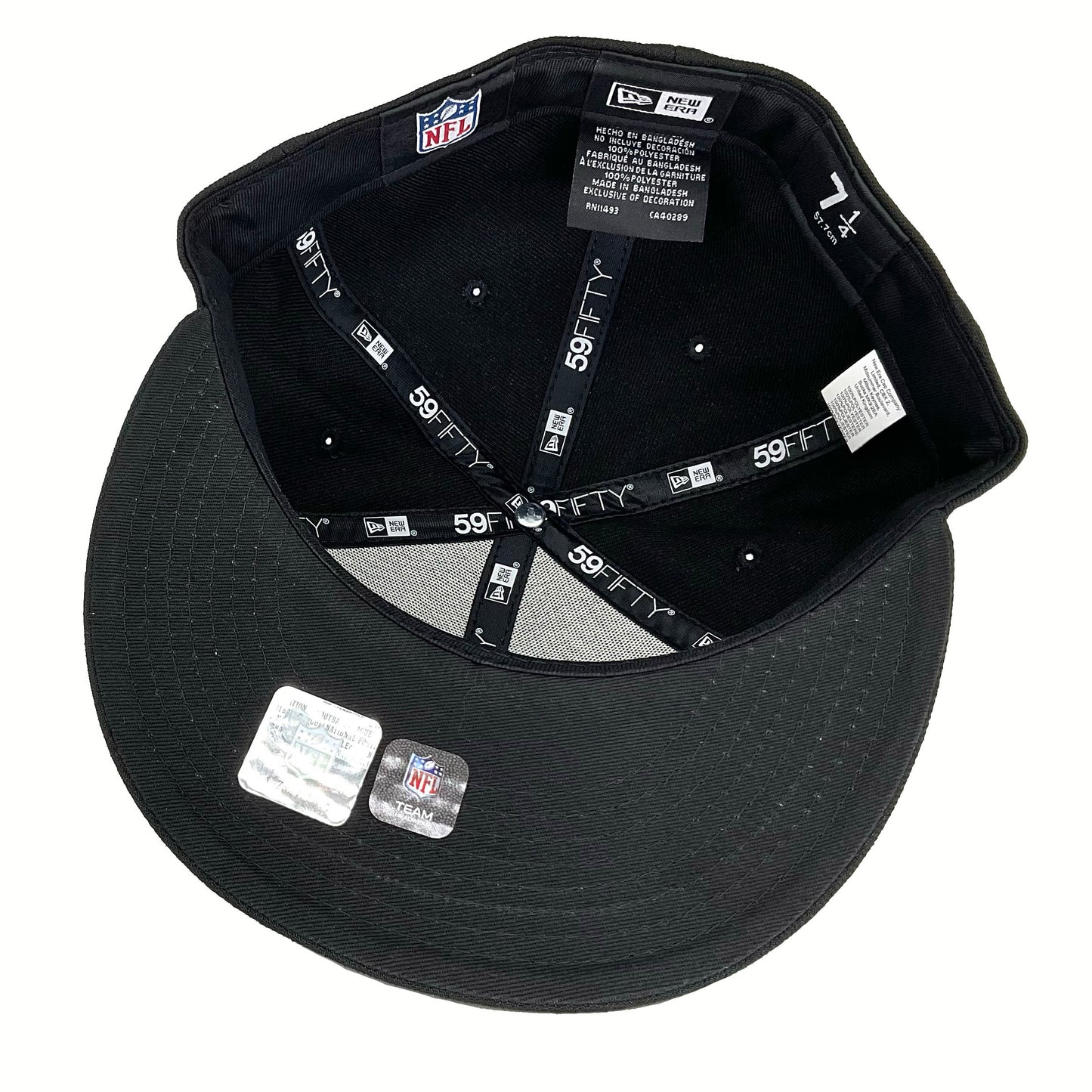 San Diego Chargers Custom New Era Cap Blackout