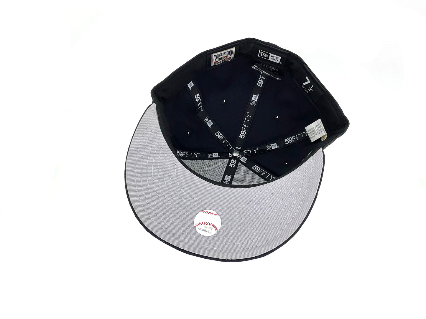 Atlanta Braves Custom New Era Cap Navy White WS95