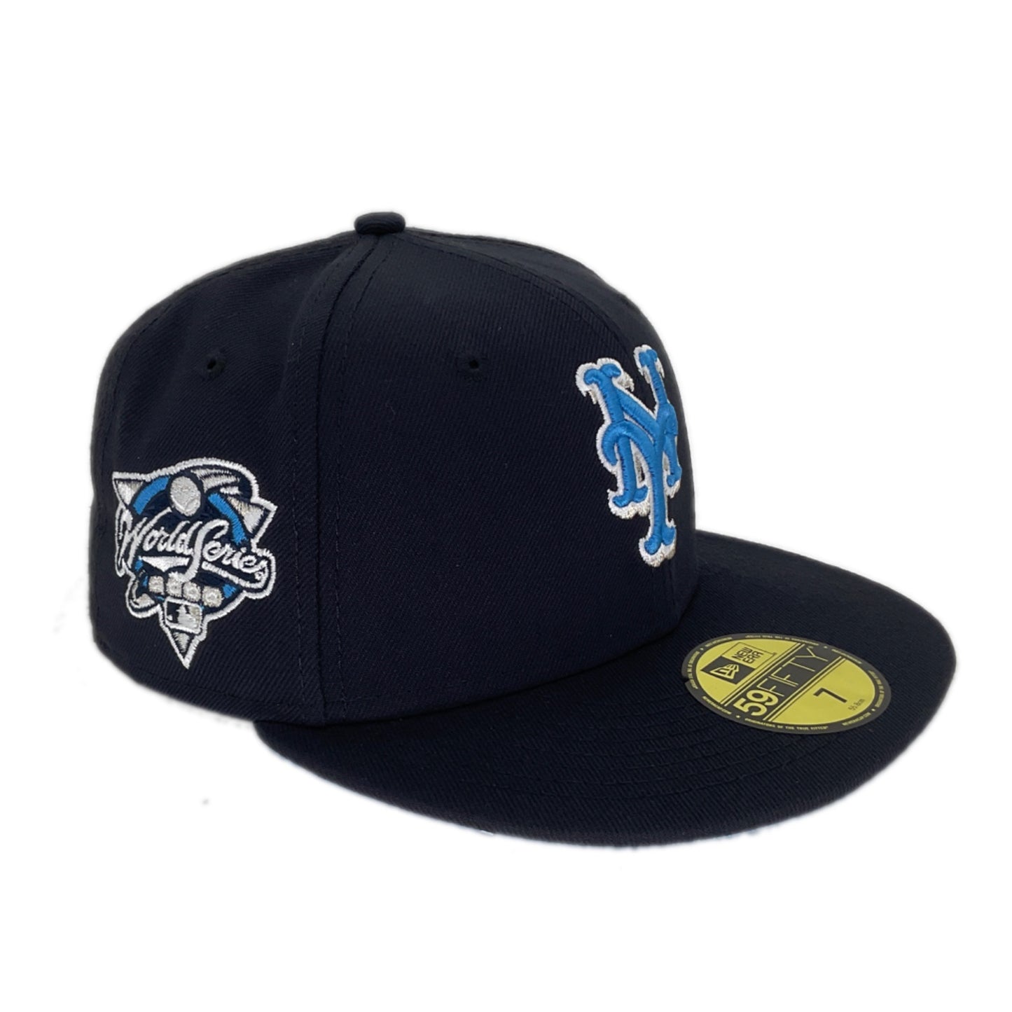 New York Mets Custom New Era Cap Navy Blue World Series