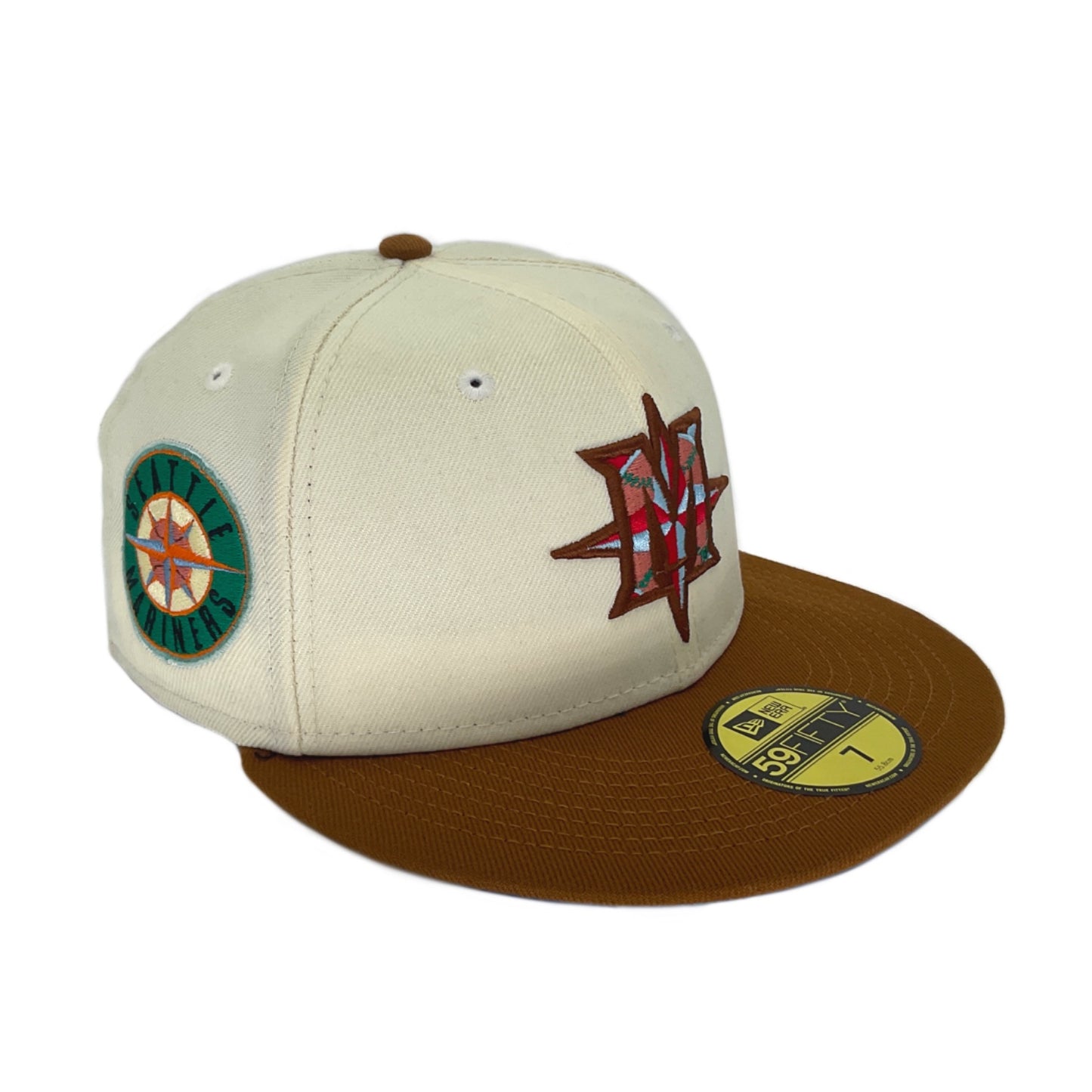 Seattle Mariners Custom New Era Cap Chrome Toast
