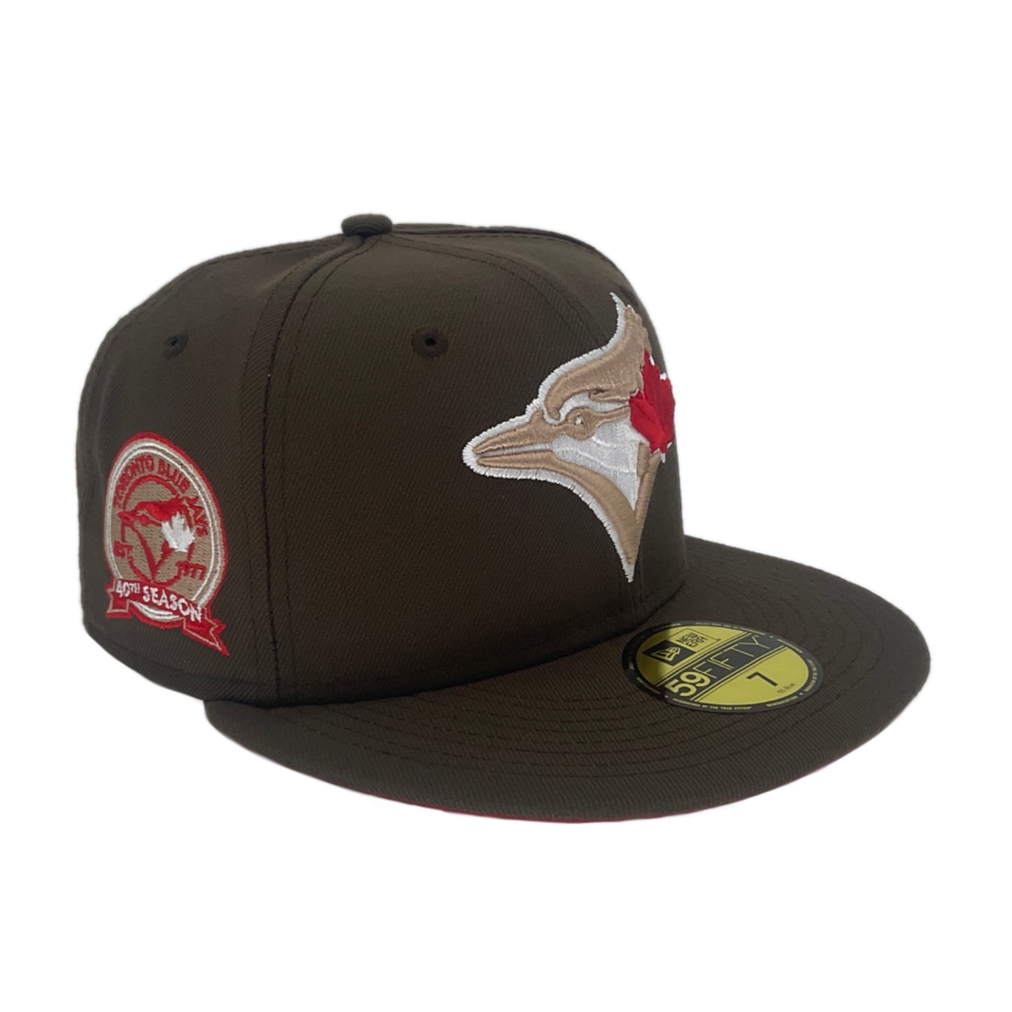 Toronto Blue Jays Custom New Era Cap Brown 40th