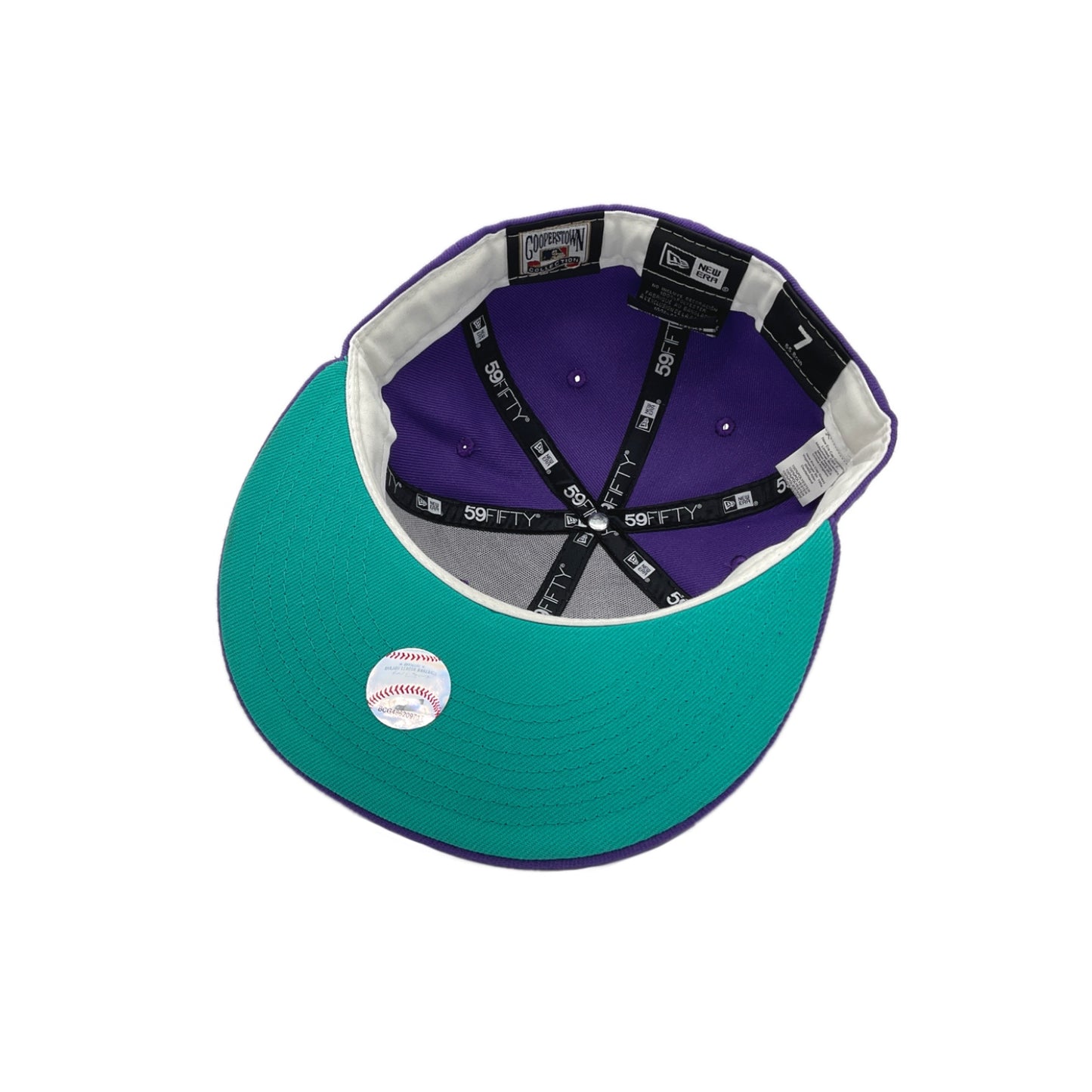 Arizona Diamondbacks Custom New Era Cap Purple Ws 2001