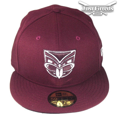 New Zealand Warriors Jf Custom New Era Cap Maroon
