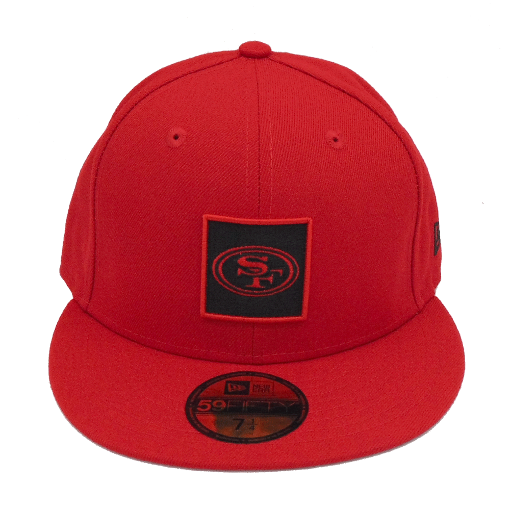 San Francisco 49ers Custom New Era 59FIFTY Cap Scarlet Patch – JustFitteds