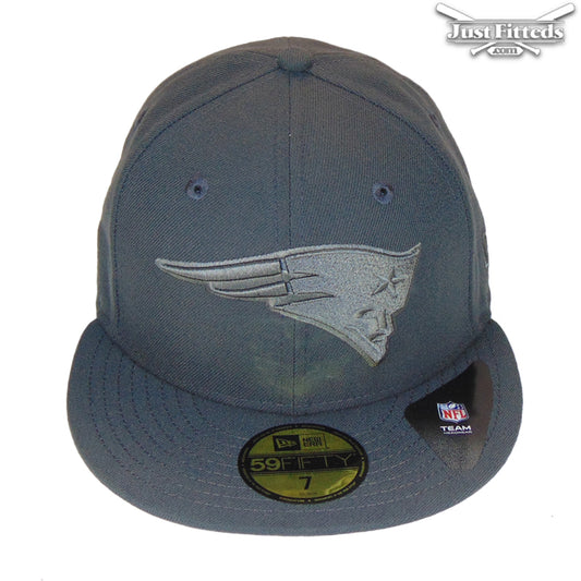 New England Patriots Jf Custom New Era Cap Tonal Graphit