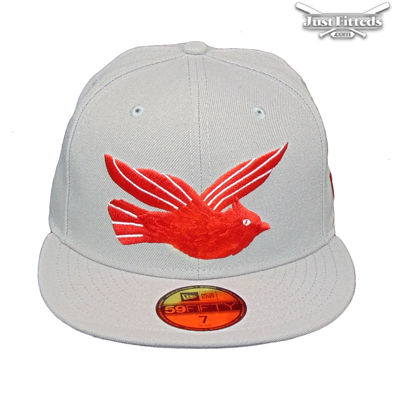 Columbus Clippers Jf Custom New Era Cap Grey