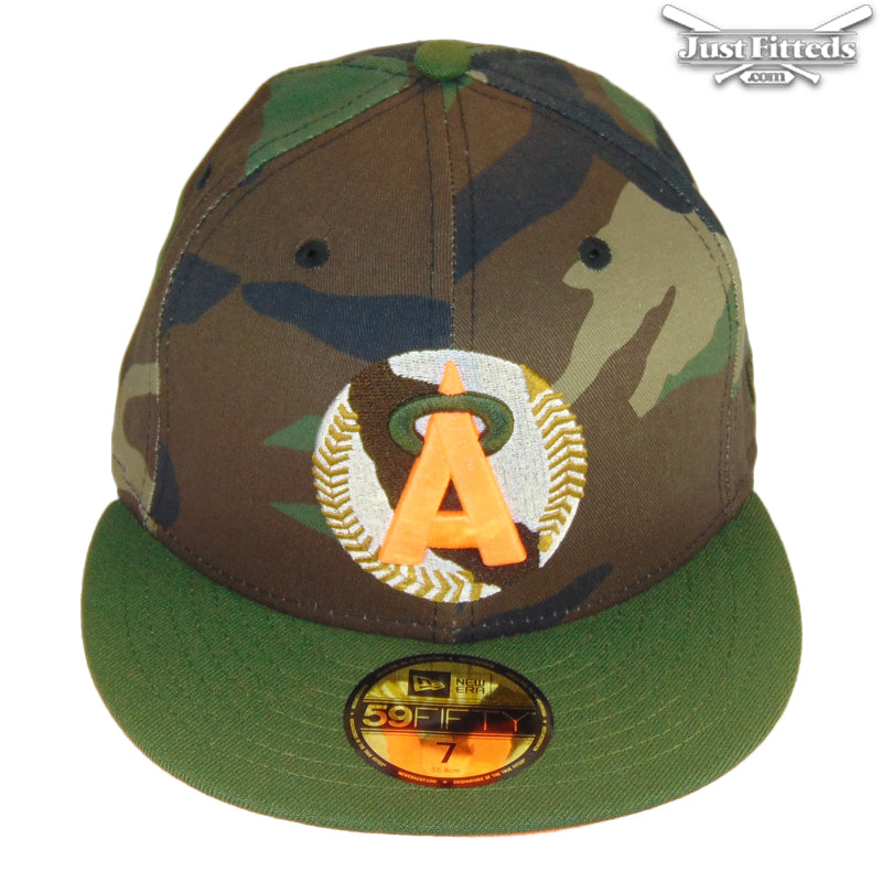 California Angels Jf Custom New Era Cap Camo