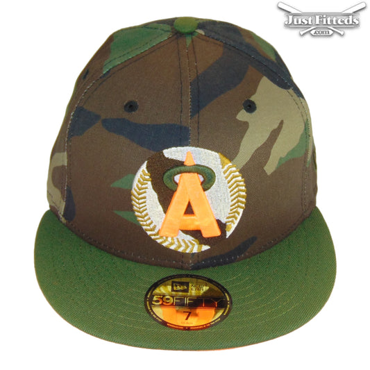 California Angels Jf Custom New Era Cap Camo