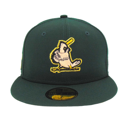 St. Louis Cardinals Custom New Era Cap Green Gold WS1982