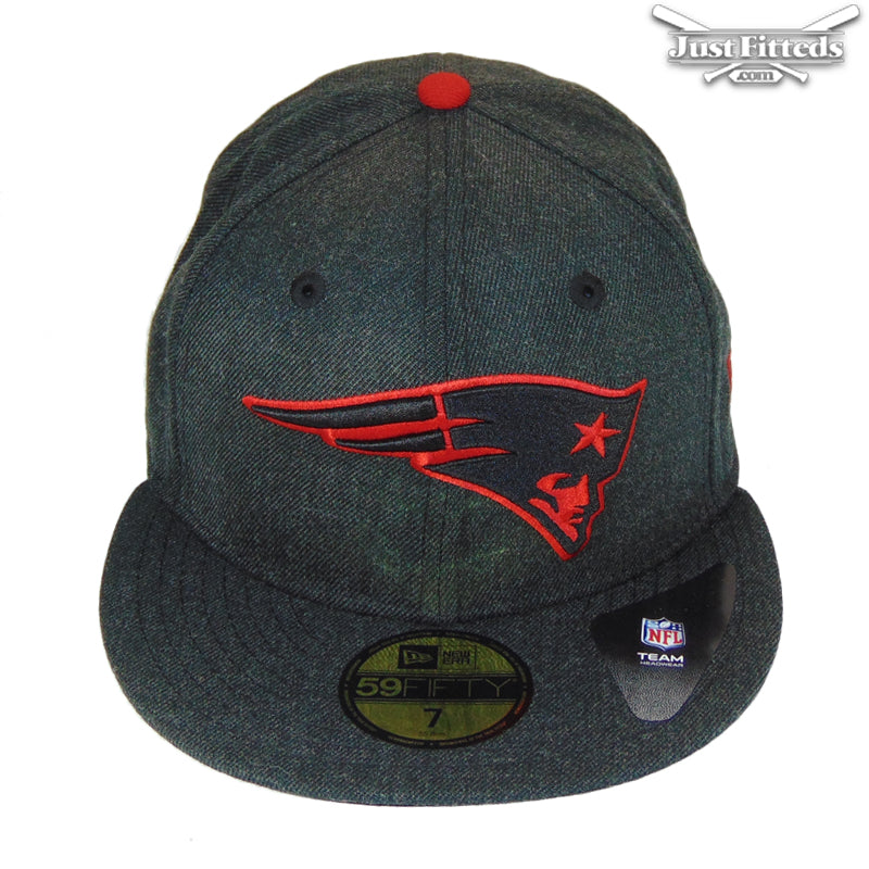 New England Patriots Jf Custom New Era Cap Black Heather