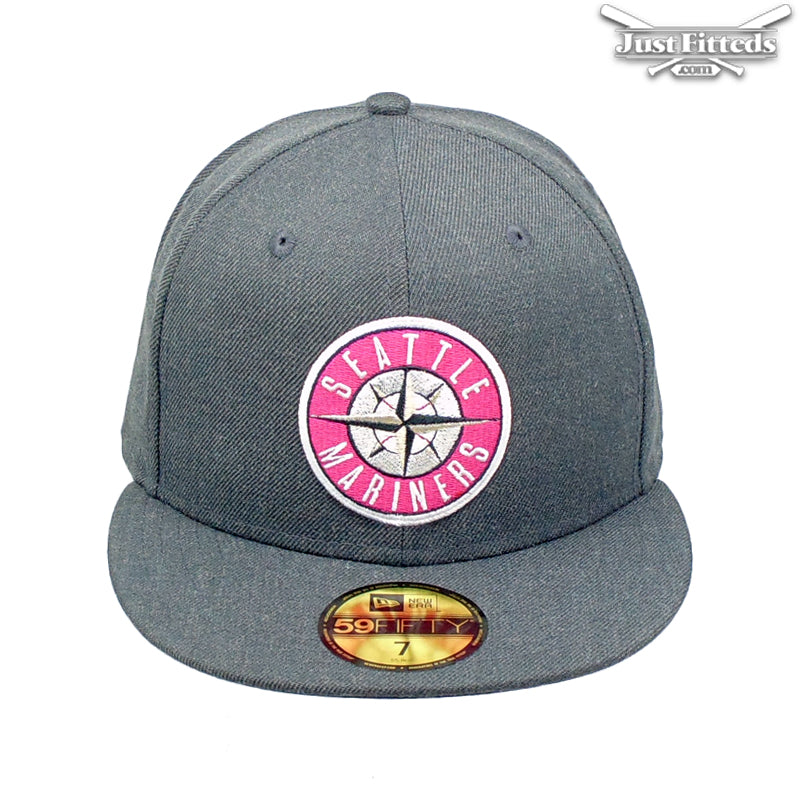Seattle Mariners Jf Custom New Era Cap Heather Graphite