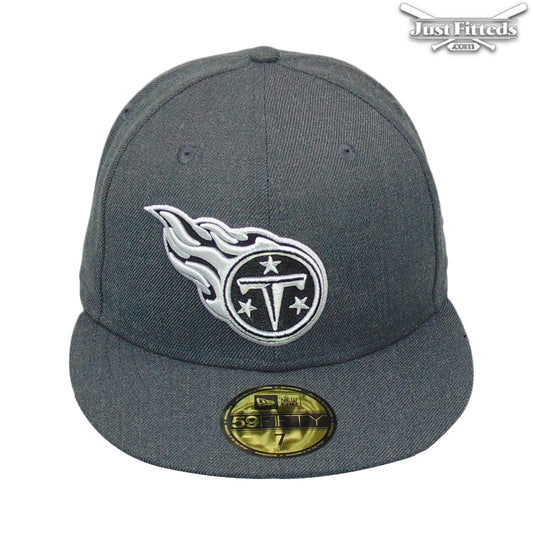 Tennessee Titans Jf Custom New Era Cap Heather Graphite