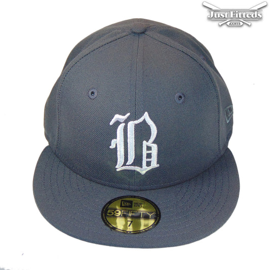 Boston Braves Jf Custom New Era 59FIFTY Cap Graphit
