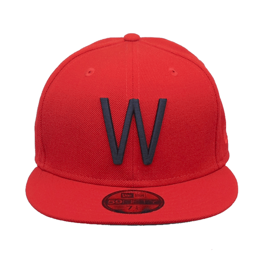 Washington Senators Jf Custom New Era Cap Red