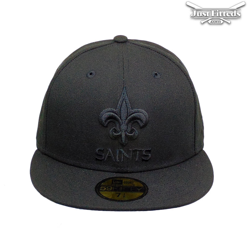 New Orleans Saints Jf Custom New Era Cap Blackout