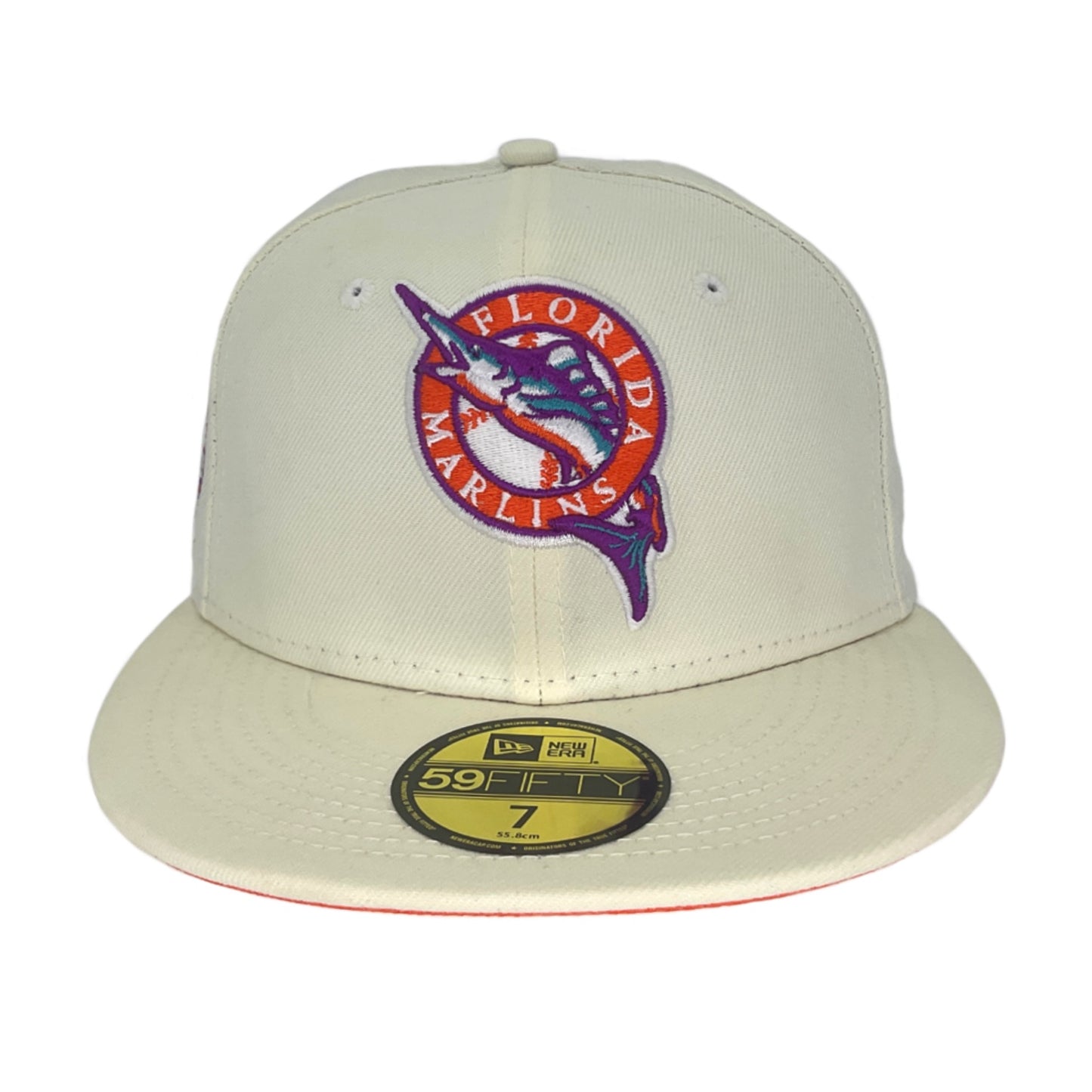 Florida Marlins Custom New Era Cap Chrome Ws 2003