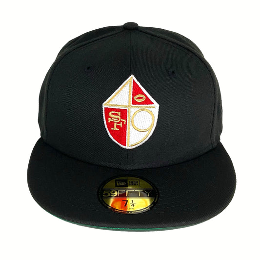 San Francisco 49ers Custom New Era Cap Shield
