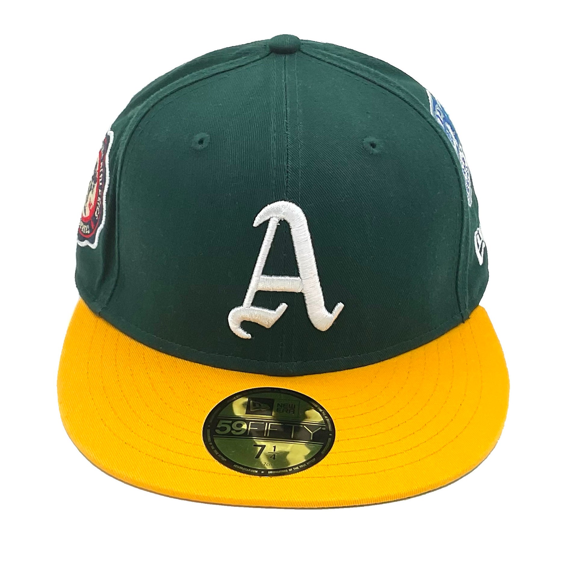 New Era 1913 Philadelphia Athletics Hat Sz 7 1/8 World Series Patch Blue  5950